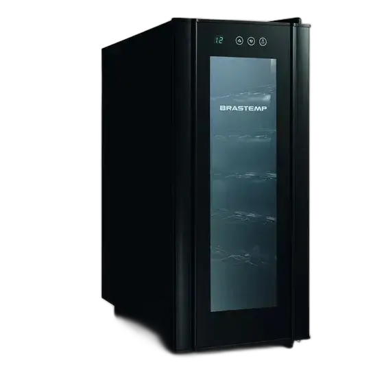 Climate-Controlled Wine Cellar Brastemp 12 Bottles Touch Panel BZC12BE