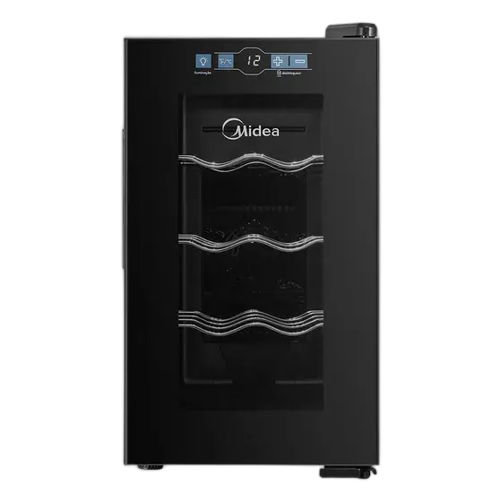Climate-Controlled Wine Cooler 8 Bottles Dual Voltage Midea