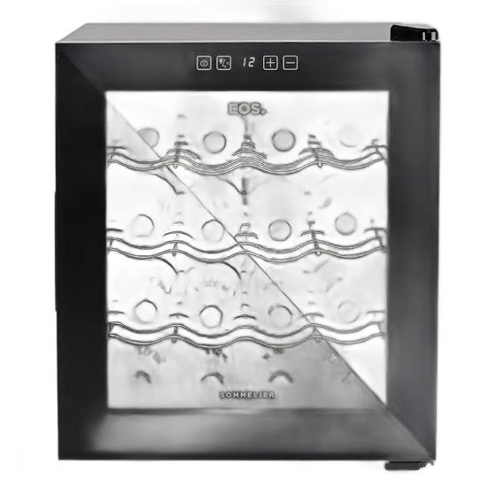 Electronic Climate-Controlled Wine Cooler Eos Eae16 16 Bottles