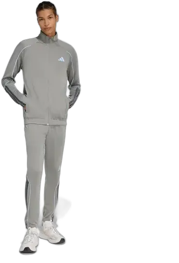 Adidas 3S Stadium TS Tracksuit Grey