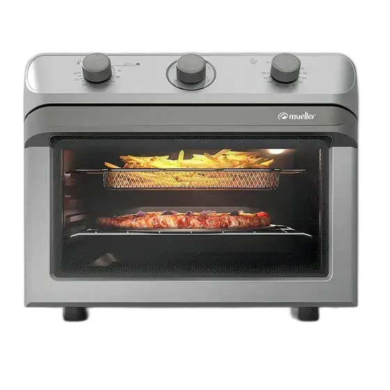 Mueller 35L Silver Electric Air Oven With Fryer Function MFB35G