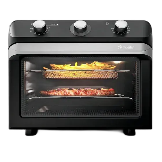 Mueller 35L Black Electric Air Oven With Fryer Function MFB35G
