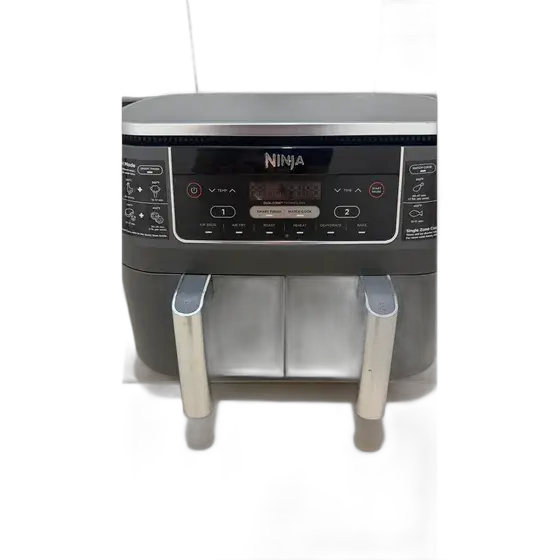 Air Fryer Ninja DZ201 Gray 7.6 Liters With 2 Baskets