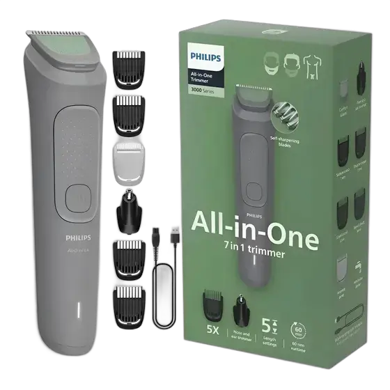 Philips Series 3000 Body Hair Trimmer Shaver 7 In 1