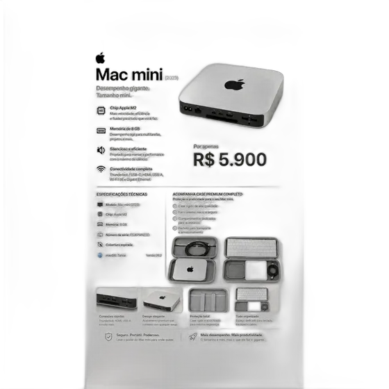 Apple Mac Mini M2 - 8gb Of Ram - 256gb + Keyboard + Mouse