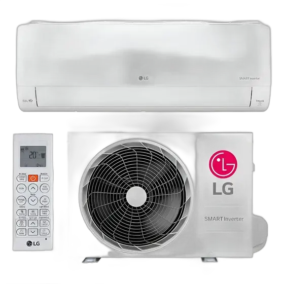 LG AI Smart Inverter Voice Air Conditioner 9000 BTUs Cooling White