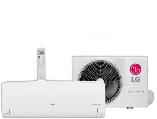 LG Dual Inverter AI Voice Air Conditioner 12000 BTUs Cooling White