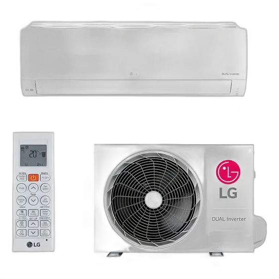 LG Dual Inverter Compact +ia Air Conditioner 12000 BTUs Cooling