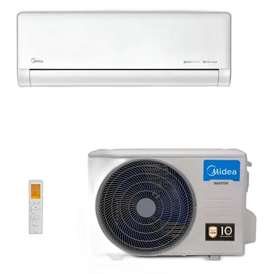Midea AI Ecomaster Split Inverter Air Conditioner 24000 BTU Cooling White