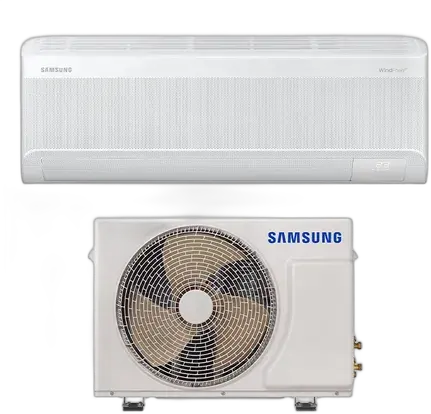 Samsung Inverter Windfree AI Split Air Conditioner 12,000 BTUs Cooling Windless AR12DYFAAWKNAZ White 220V