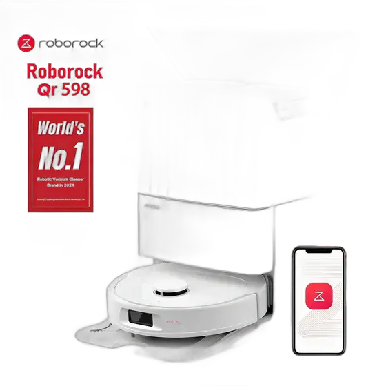 Robot Vacuum Roborock QR 598 with Self-Cleaning and 8kPa Suction