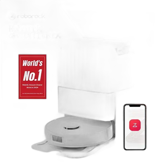 Robot Vacuum Roborock Qrevo Edge S5A with Mapping and 17,000Pa Suction for Hot Water and Self-Cleaning