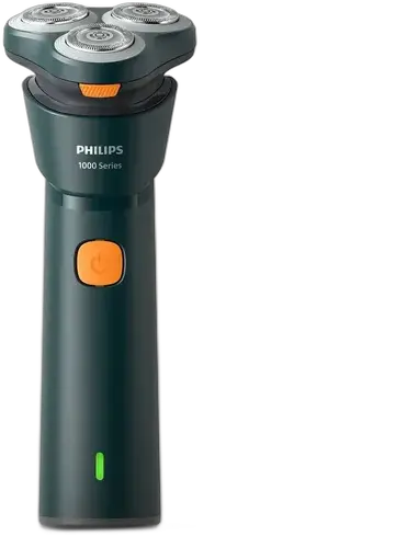 Philips Shaver Series 1000 Electric Shaver for wet and dry use, Powercut blades, 3D floating heads, 35-minute runtime S1882/00