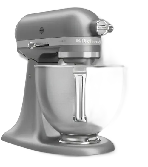 KitchenAid Artisan Contour Silver Stand Mixer Powerful