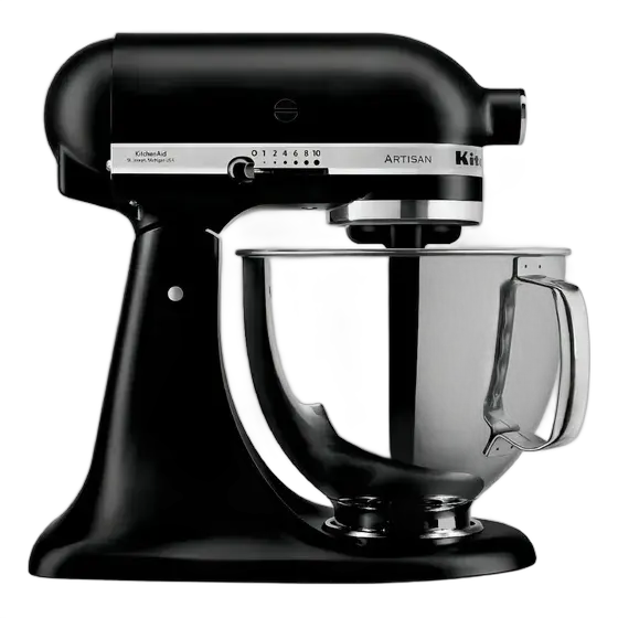 KitchenAid Stand Mixer Black Matte Non-slip