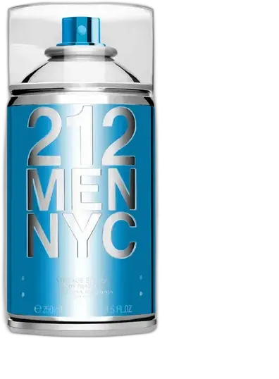 Body Spray Carolina Herrera 212 Men NYC Body Fragrance 250 ml