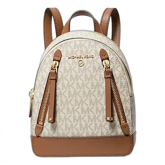 Michael Kors Brooklyn Backpack Bag Off White - 30r3gbnb0b