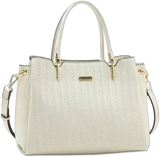 Bolsa Transversal E Mão Estruturada Moderna De Luxo Elegante Bege Off White Chique