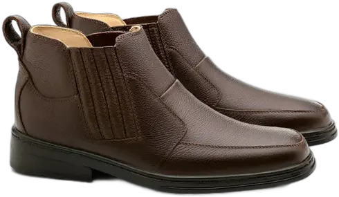 Doctor Shoes Leather Men's Boot 915 Coffee Antistaffa