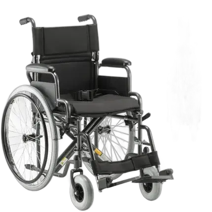Folding Wheelchair D400 120kg Waterproof with Belt