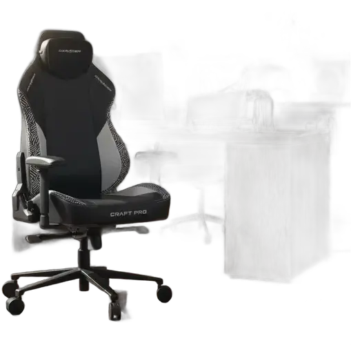DXRacer Craft Stripes 1 Black-White Chair CRA-PR031-NW-H1 Color Black Upholstery Material Synthetic Leather