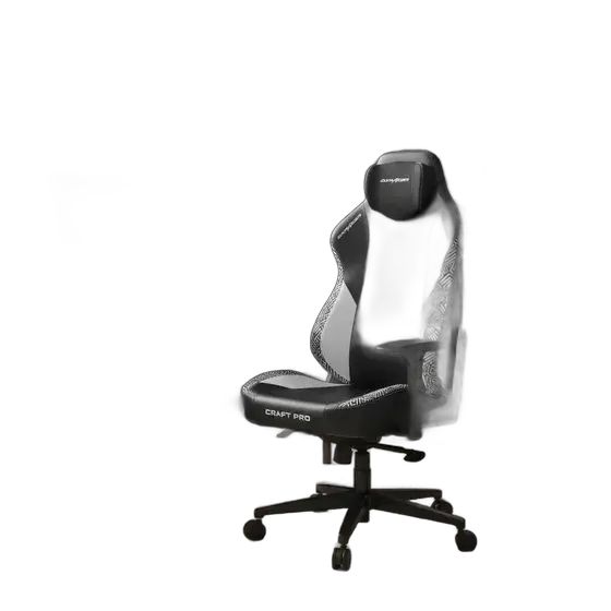 DXRacer Craft Stripes 1 Black-White Chair Cra-PR031-NW-H1