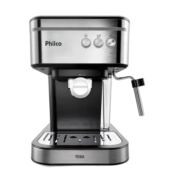 Philco Pcf04a Espresso Coffee Machine 1.2L and Cup Warmer Black