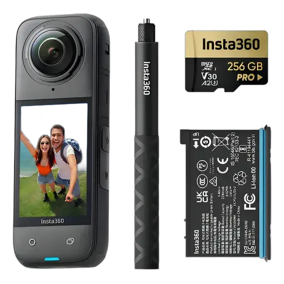 Insta360 X4 360 8k Adventure Bundle Camera