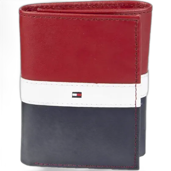 Tommy Hilfiger Men's Leather Trifold Wallet Rfid