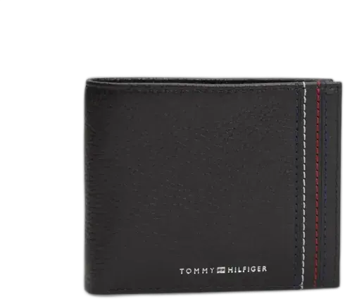 Tommy Hilfiger Wallet Th Central Mini Cc Wallet Black