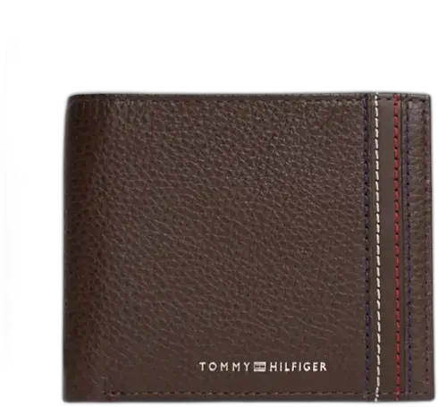 Tommy Hilfiger Wallet Th Central Mini Cc Wallet Brown