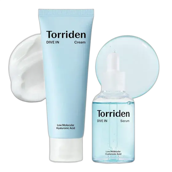 Double Set Torriden Dive In Serum + Hyaluronic Cream 50