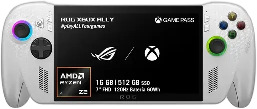 Console Rog Xbox Ally Amd Ryzen Z2a 16gb 512ssd white