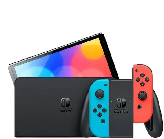 Game Console Nintendo Switch 64gb Oled Screen 7 in. Neon