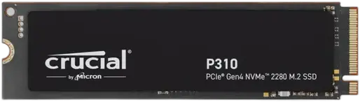 Crucial P310 2TB PCIe Gen4 NVMe 2280 M.2 SSD Black
