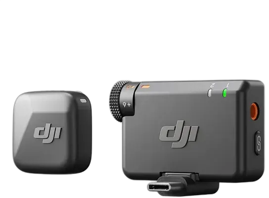 DJI Mic Mini (1 transmissor e 1 receptor) sem fio, superleve, áudio de alta qualidade, cancelamento de ruído, limite automático, para câmeras/iPhone/Android, transmissão de 400 m