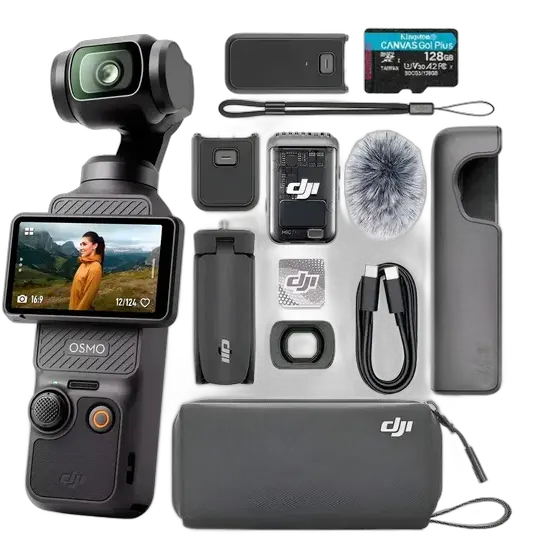 Dji Osmo Pocket 3 Creator Combo + 128gb Card Black