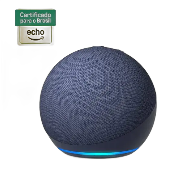 Echo Dot 5ª Geração Alto-falante De 1,73 Azul Amazon Azul
