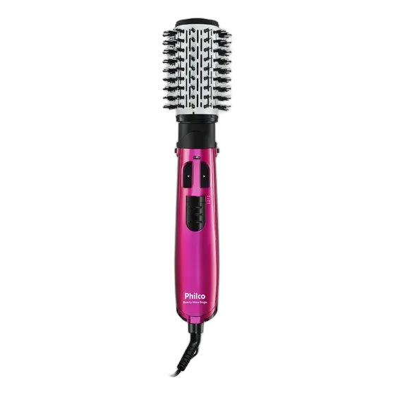 Escova Rotativa Philco Pec03r Beauty Shine Single 1100w Cor Rosa