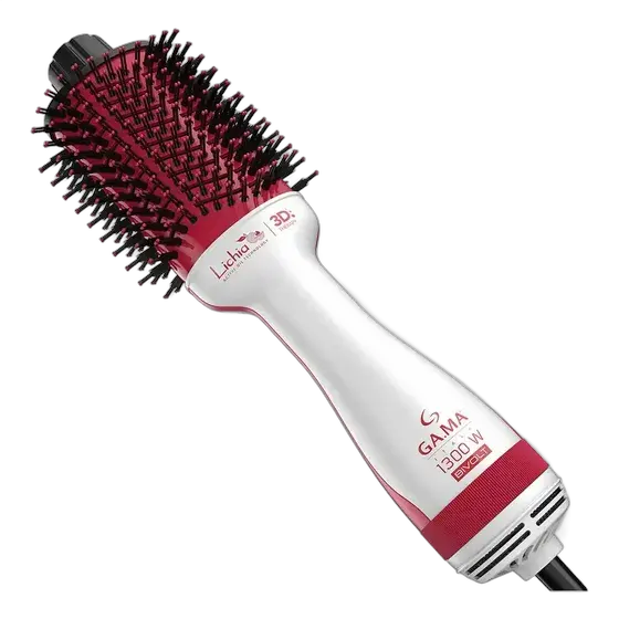 Escova Secadora Lichia 3d 1300w Bivolt Gama Italy Nova