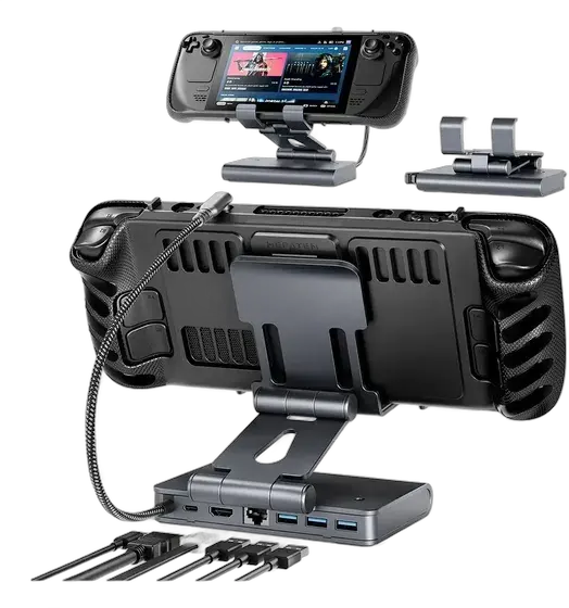 Docking Station for Steam Deck Oled/Rog Ally X/Legio