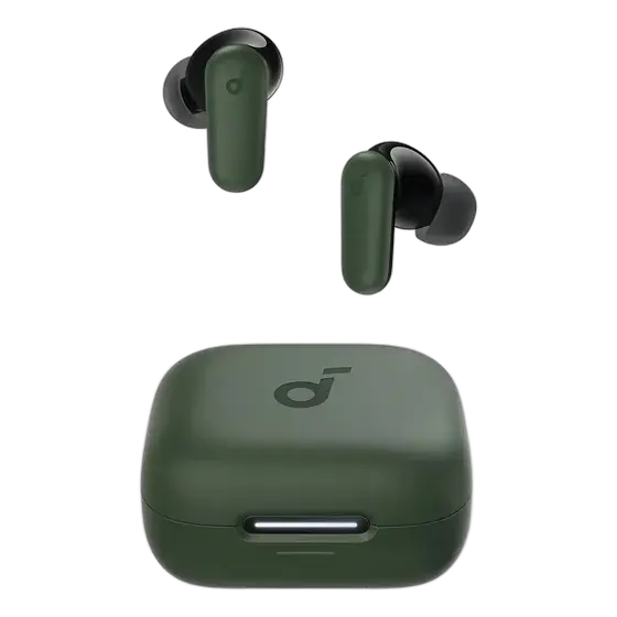 Fone de Ouvido Bluetooth 5.4 soundcore P30i da Anker, Cancelamento de Ruído Adaptativo, Graves Poderosos, 45H de Reprodução, Estojo 2-em-1 com Suporte para Celular, IP54, Fone sem fio TWS, Verde