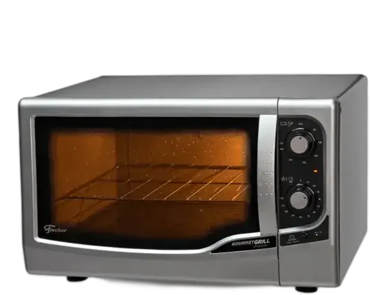 Fischer Gourmet Grill 9741-79185 Electric Countertop Oven 44L Stainless Steel