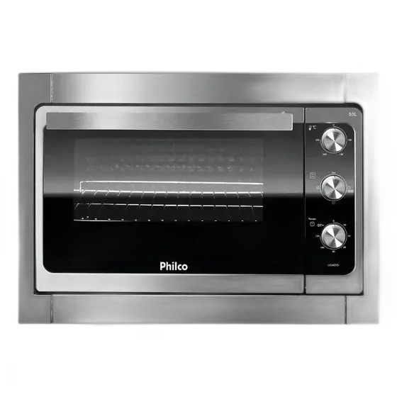 Built-in Electric Oven Pfe55e 55 Liters 1600w Philco 110v Dark Gray