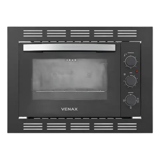 Built-In Electric Oven Venax Grand Gourmet 45 Liters Black