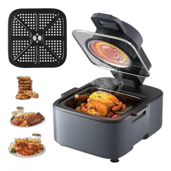 Digital Hot Air Fryer 9L 1350 W 8 Presets