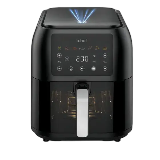 Electric Air Fryer Max Space 8l Black