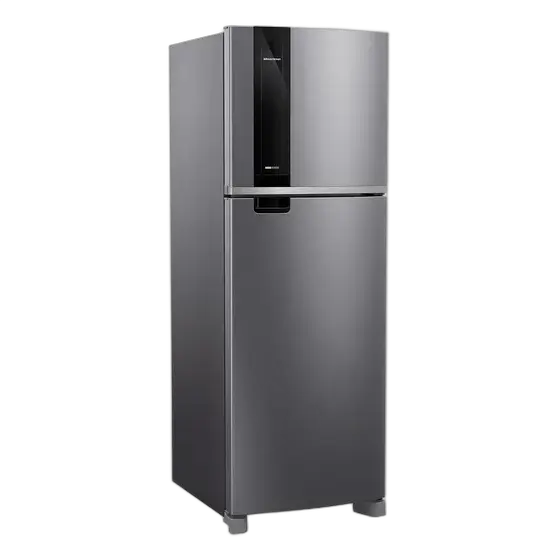 Brastemp Frost Free Refrigerator 385 Liters Duplex Stainless Steel - BRM46MK