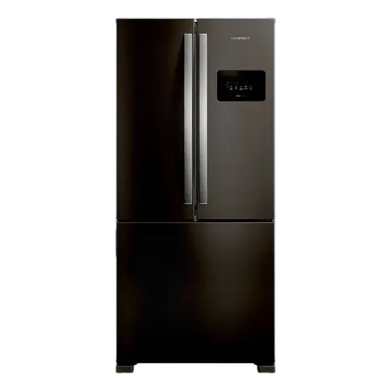 Brastemp Frost Free Refrigerator 559 Liters French Door Black - BRO85ME