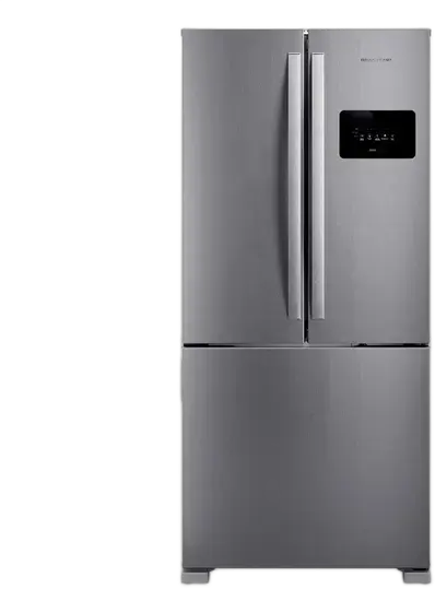 Brastemp Frost Free French Door Inox Refrigerator - Bro85mk Gray